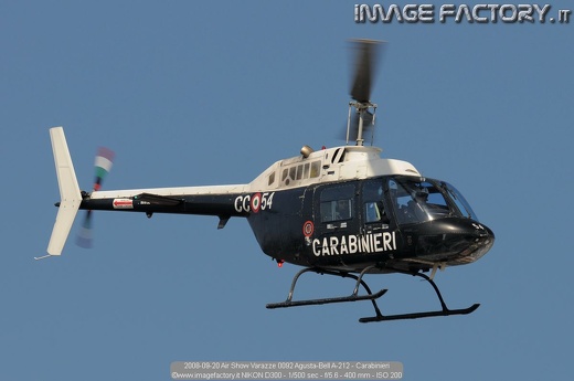 2008-09-20 Air Show Varazze 0092 Agusta-Bell A-212 - Carabinieri